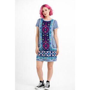 Anthropologie ~ Akemi + Kin Kaleidoscope Knit Sweater Dress boho